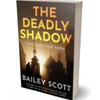 3D view of Premade Mystery & Thriller & Suspense Book Cover - Oil