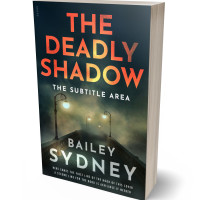 3D view of Premade Mystery & Thriller & Suspense Book Cover - Outer Space