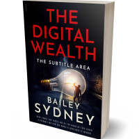 3D view of Premade Surreal Book Cover - Contessa