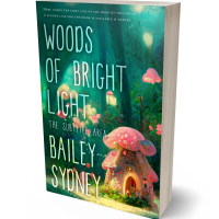 3D view of Premade Fantasy Book Cover - Indian Khaki