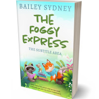 3D view of Premade Children's Book Cover - Swans Down