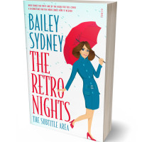 3D view of Premade Literary Fiction Book Cover - Blue Chill