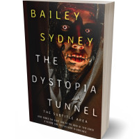 3D view of Premade Horror Book Cover - Oil
