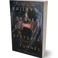 3D view of Premade Horror Book Cover - Shark