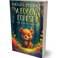 3D view of Premade Nature Book Cover - Outer Space