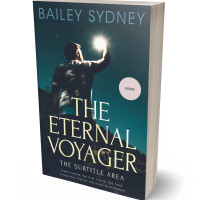 3D view of Premade Science Fiction Book Cover - Plantation