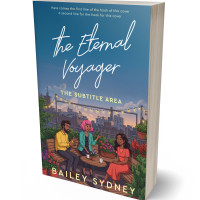 3D view of Premade Chick Lit Book Cover - Bismark