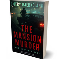 3D view of Premade Mystery & Thriller & Suspense Book Cover - Racing Green