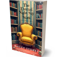 3D view of Premade Literary Fiction Book Cover - Shark