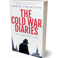 3D view of Premade Mystery & Thriller & Suspense Book Cover - Porcelain