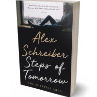 3D view of Premade Literary Fiction Book Cover - Swiss Coffee