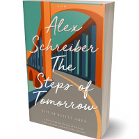 3D view of Premade Literary Fiction Book Cover - Bitter