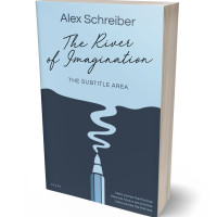 3D view of Premade Mystery & Thriller & Suspense Book Cover - Oxford Blue