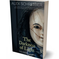 3D view of Premade Mystery & Thriller & Suspense Book Cover - Gray Olive