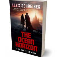 3D view of Premade Fantasy Book Cover - Cocoa Brown