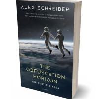 3D view of Premade Science Fiction Book Cover - Ebony Clay