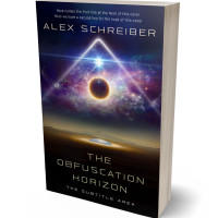 3D view of Premade Science Fiction Book Cover - Bastille