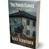 3D view of Premade Mystery & Thriller & Suspense Book Cover - Lunar Green