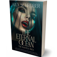 3D view of Premade Horror Book Cover - Aztec