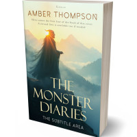 3D view of Premade Fantasy Book Cover - Fall Green