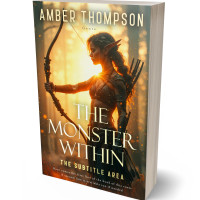 3D view of Premade Fantasy Book Cover - Old Copper