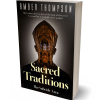 3D view of Premade Religion & Spirituality Book Cover - Oil