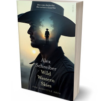 3D view of Premade Surreal Book Cover - Shark