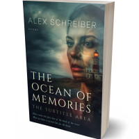 3D view of Premade Mystery & Thriller & Suspense Book Cover - Outer Space