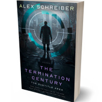 3D view of Premade Science Fiction Book Cover - Aztec