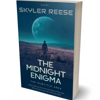 3D view of Premade Science Fiction Book Cover - Elephant