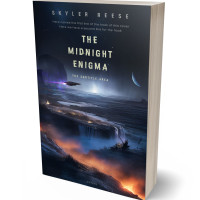 3D view of Premade Science Fiction Book Cover - Ebony Clay