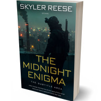 3D view of Premade Apocalyptica Book Cover - Aztec