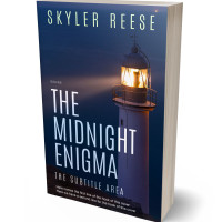 3D view of Premade Mystery & Thriller & Suspense Book Cover - Cloud Burst