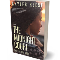 3D view of Premade Literary Fiction Book Cover - Cocoa Brown