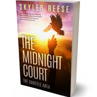 3D view of Premade Nature Book Cover - Graphite