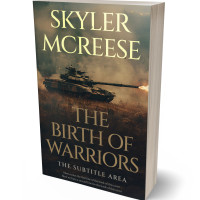 3D view of Premade Historical Book Cover - Tuatara