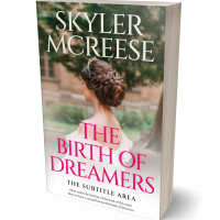 3D view of Premade Romance Book Cover - Soft Amber