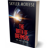 3D view of Premade Science Fiction Book Cover - Copperfield