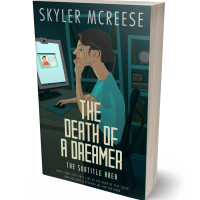 3D view of Premade Mystery & Thriller & Suspense Book Cover - Timber Green