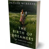 3D view of Premade Literary Fiction Book Cover - Seaweed