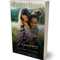 3D view of Premade Teen & Young Adult Book Cover - Log Cabin