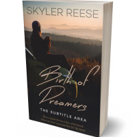 3D view of Premade Travel Book Cover - Akaroa