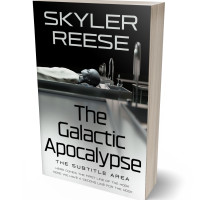 3D view of Premade Science Fiction Book Cover - Woodsmoke