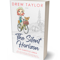 3D view of Premade Travel Book Cover - Ebb