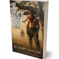 3D view of Premade Action & Adventure Book Cover - Black Marlin