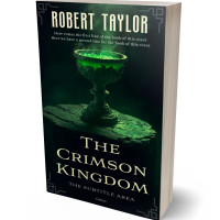 3D view of Premade Fantasy Book Cover - Black Bean