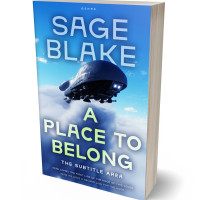 3D view of Azure #34178 - Premade Science Fiction Book Cover