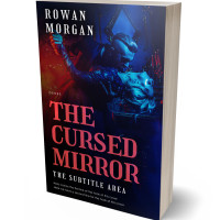 3D view of Premade Mystery & Thriller & Suspense Book Cover - Ebony