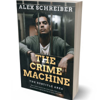 3D view of Premade Mystery & Thriller & Suspense Book Cover - Heavy Metal