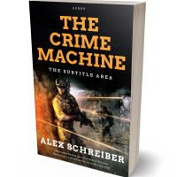 3D view of Premade Science Fiction Book Cover - Di Serria